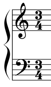 three-four time signature